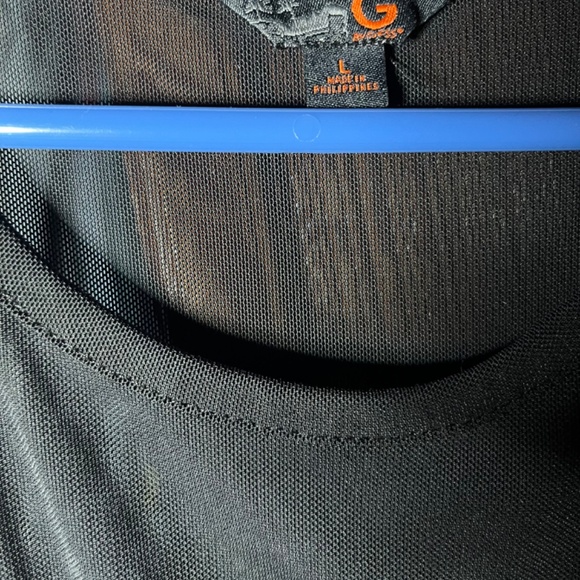 G by Guess black mid-length dress sleeveless - Picture 3 of 9